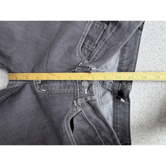 PrAna Jeans Womens 4 Gray Charcoal Wash Mid Rise Skinny Stretch 28x31 Denim - Picture 4 of 9